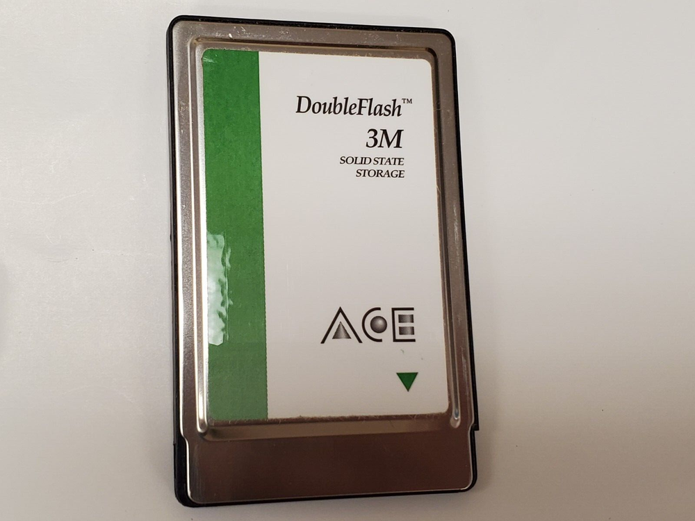 Ace Technologies 3MB Double Flash Solid State Storage PCMCIA Card ST71P5-S