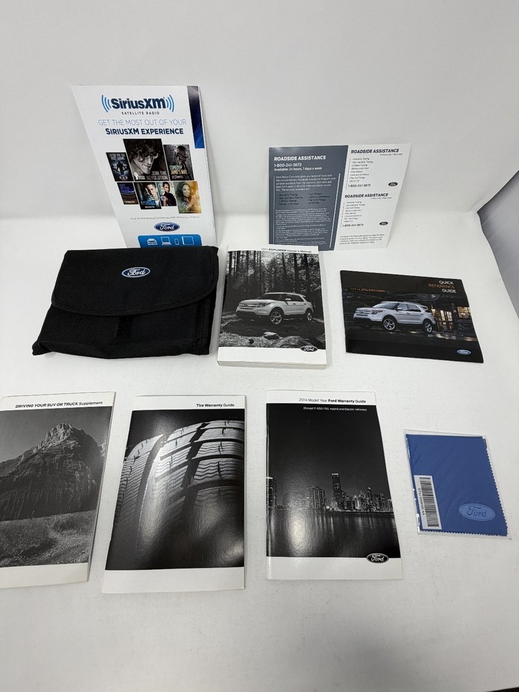 2014 Ford Explorer Owners Manual OEM Set