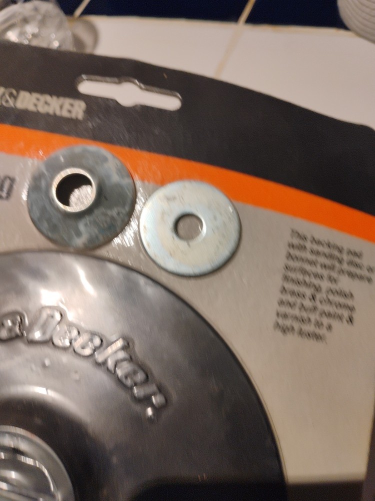 Black & Decker U1302 5" Backing Pad with 1/4" Attached Shank