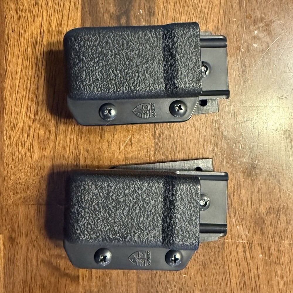 Zero9 9mm single mag pouches with Guardian Warrior Solution Molle attachments