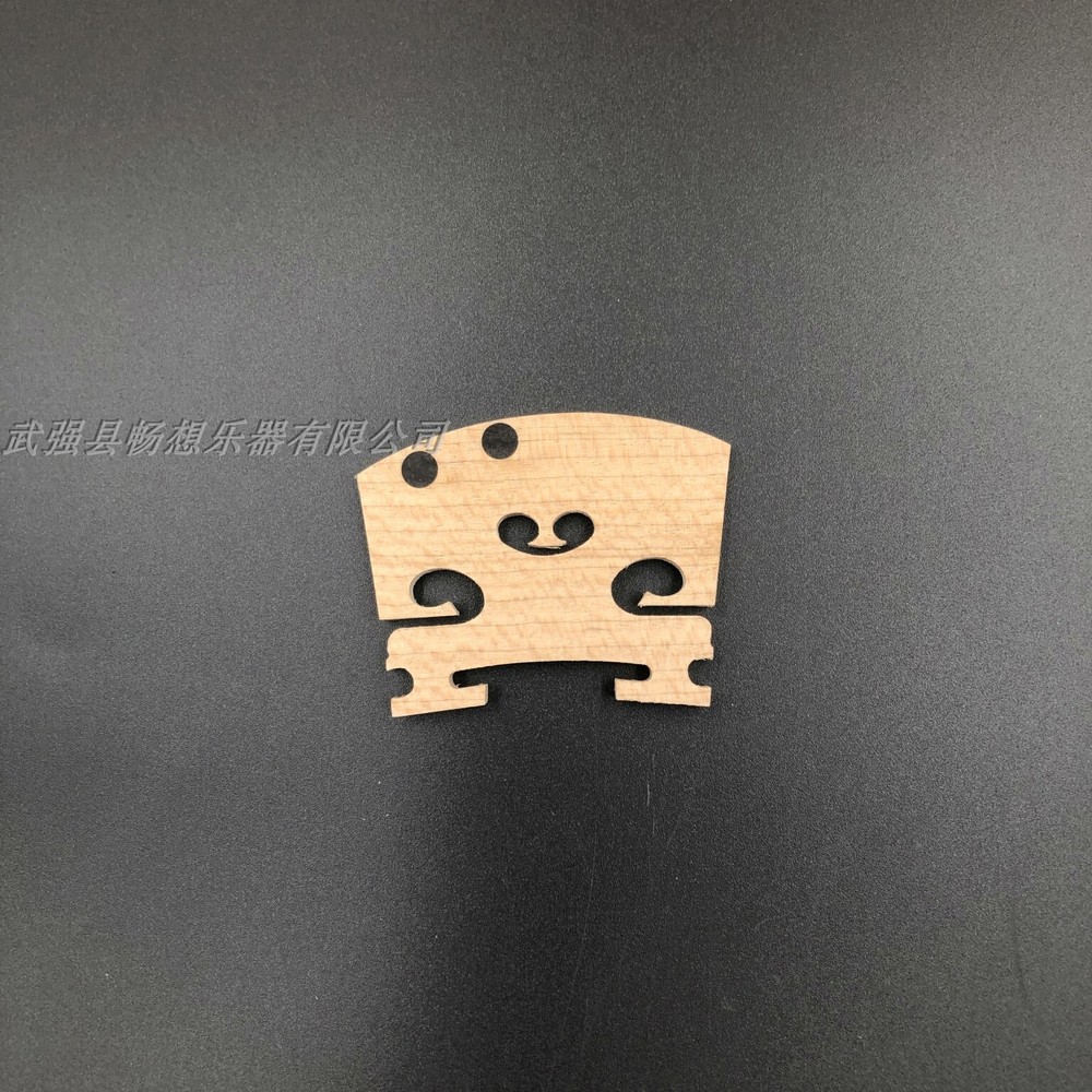 10pcs SPECIAL VIOLIN BRIDGE, 4/4, MAPLE WITH EBONY INSERTS