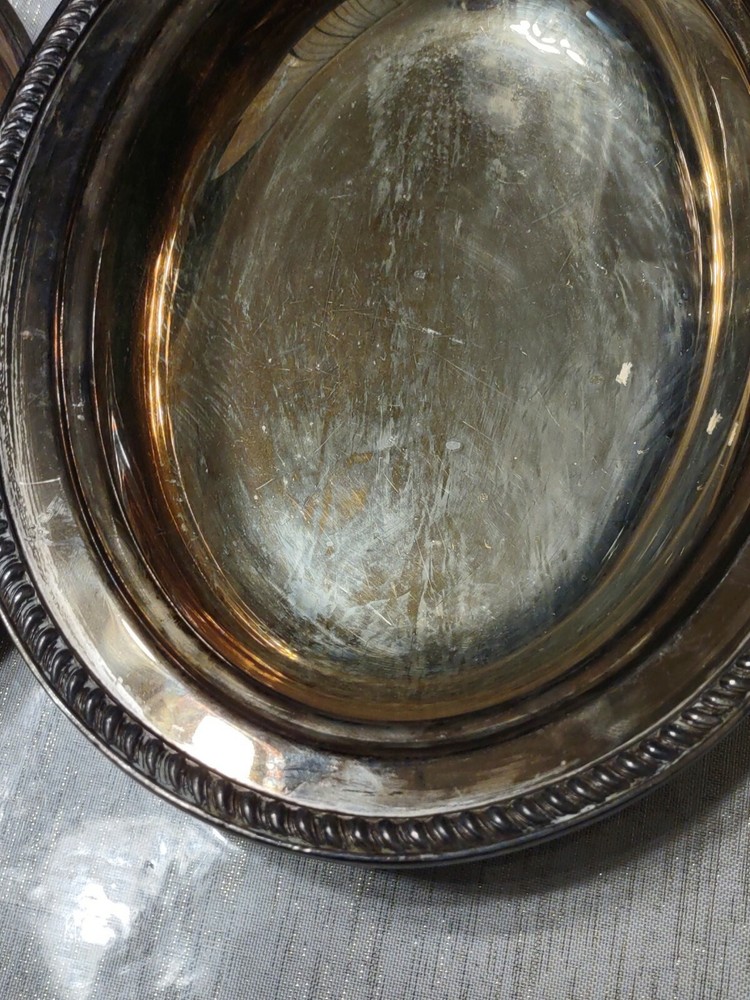 Cheshire Silver Plate Covered Vegetable Dish