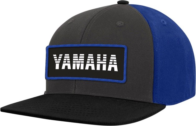 Yamaha Collection Patch Flat Bill Hat Graphite/Blue