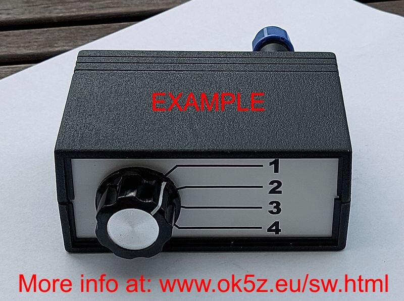 KIT 4:1 remote antenna switch DIY cheap SO-239 KIT