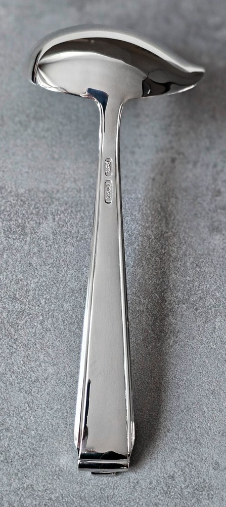 Robbe And Berking Deco Art Sauce Spoon 925 Sterling Silver