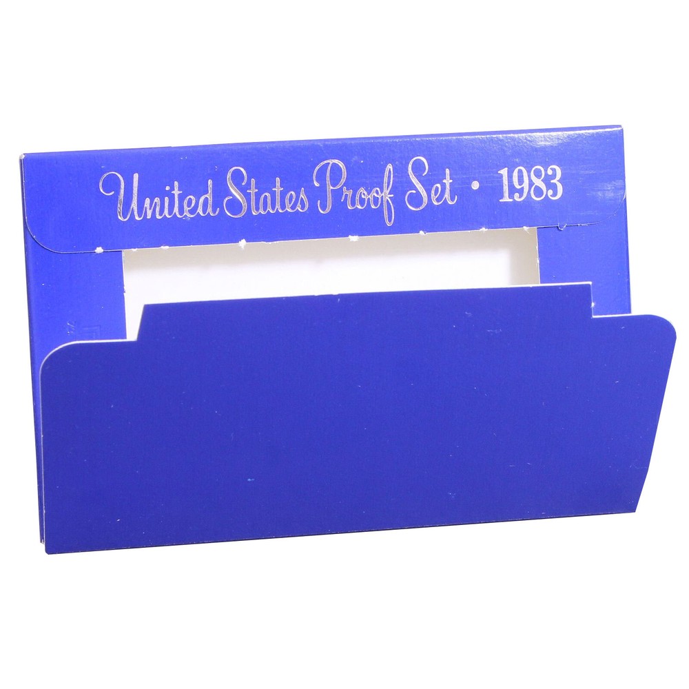Empty Packaging Replacement Proof Set Box No Coins 1983