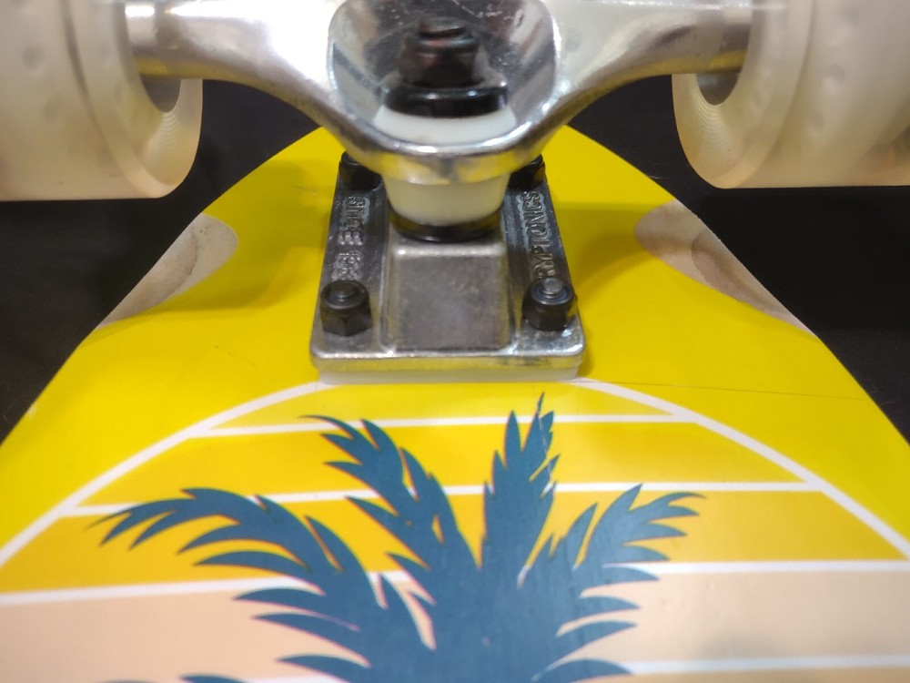 KRYPTONICS Mini Fat Stubby Skateboard - 23" x 7.75" Palm Tree - Ltd. Edition