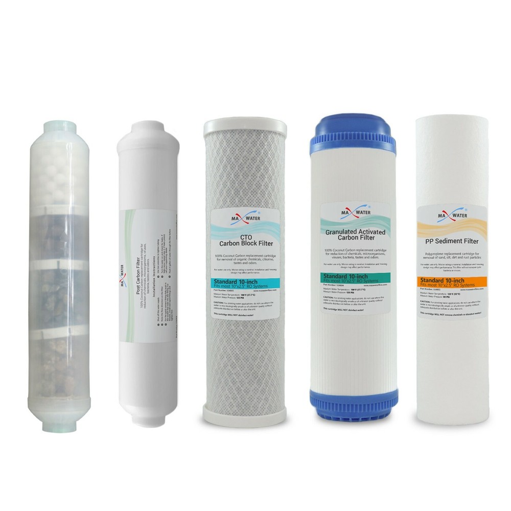 Max Water Reverse Osmosis Remineralization Mineral RO PH Filter Replacement Pack