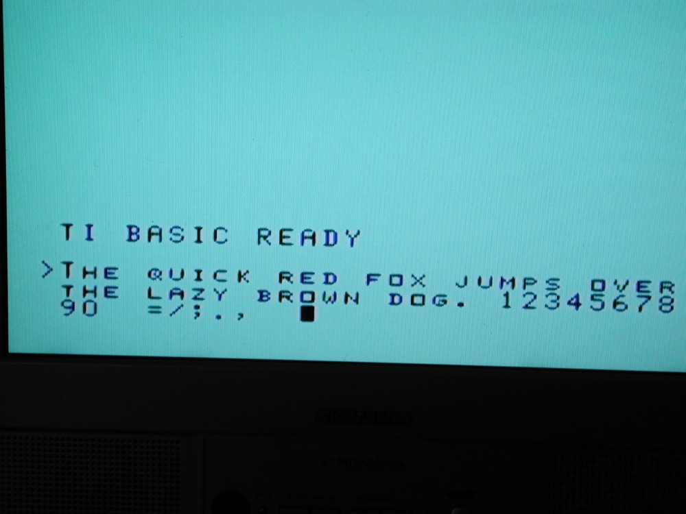 Texas Instruments TI-99/4a - COMPUTER - w/Munch Man game, tested and working!