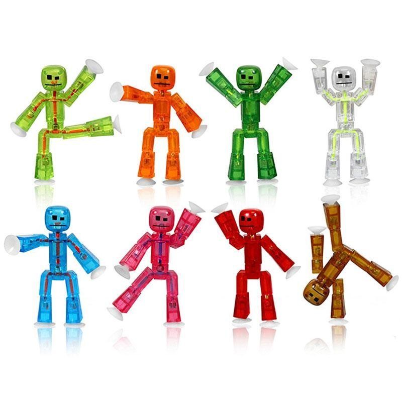 3 Pcs Stikbot Animation Toy Doll with Suction Cup