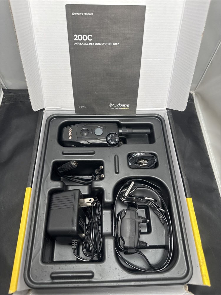 Dogtra 200C Black Dog Training Collar System Static/Shock & Vibration