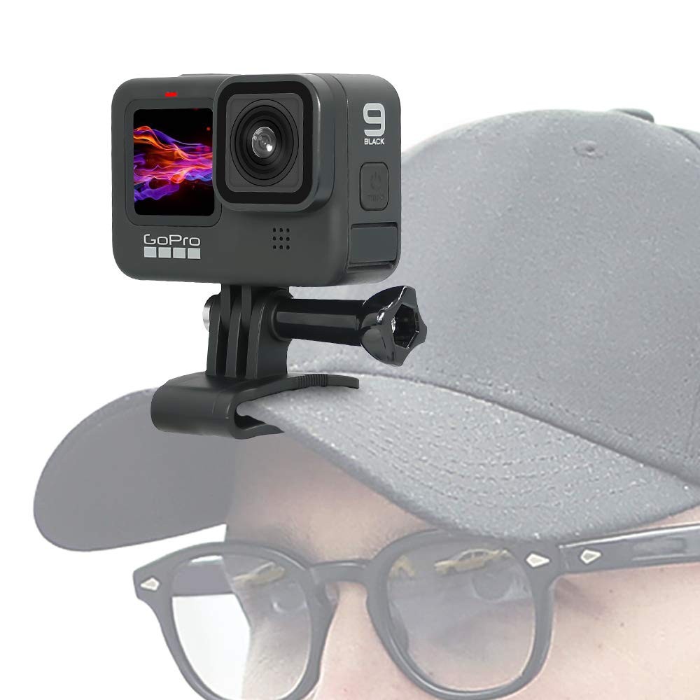 Baseball Hat Clip Mount Baseball Cap Clamp Quick Release Mount Compatible wit...