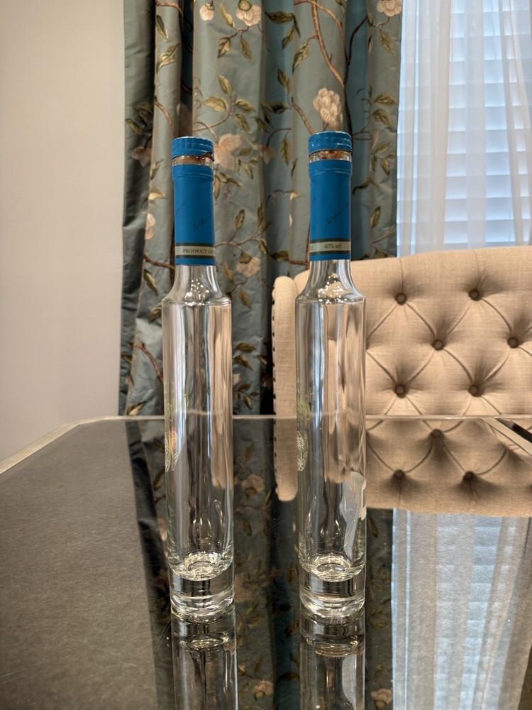2x Hennessy Kenzo Blue 1990s Empty Bottles