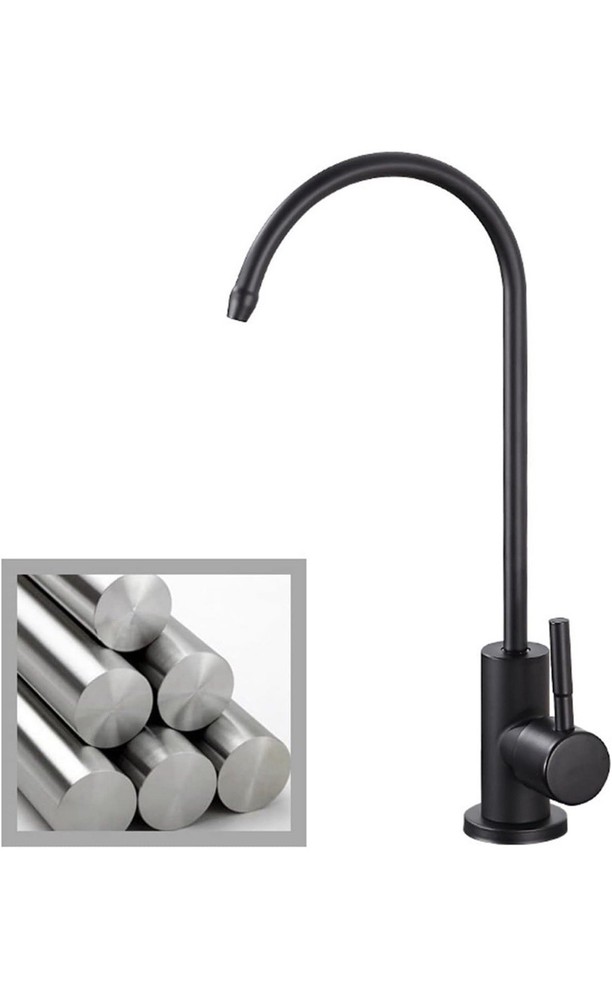 water faucet kitchen Black