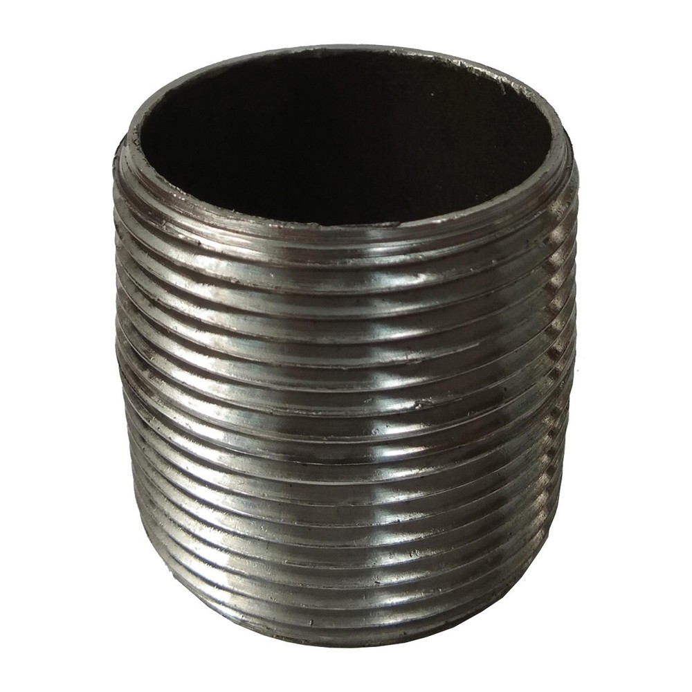 PIPE NIPPLE 2-1/2" Schedule 40 x CLOSE NPT Thread Both End A53 Welded, Black