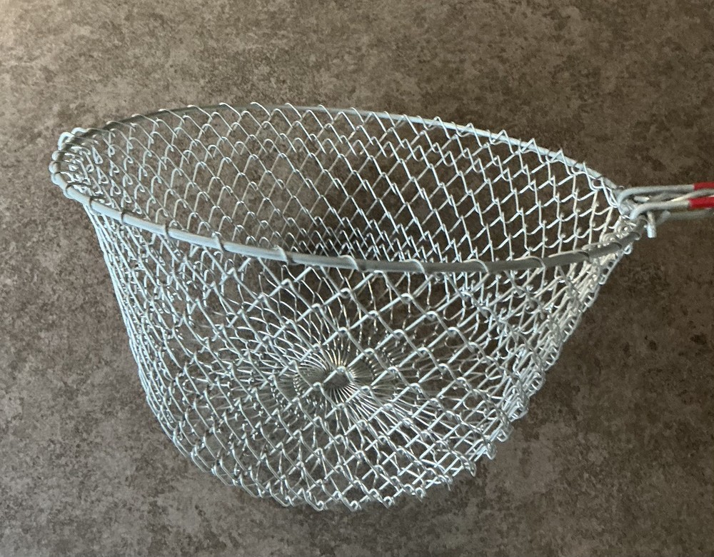 Hostess Collapsa Basket Collapsible Metal Colander Silver Mesh Round #356