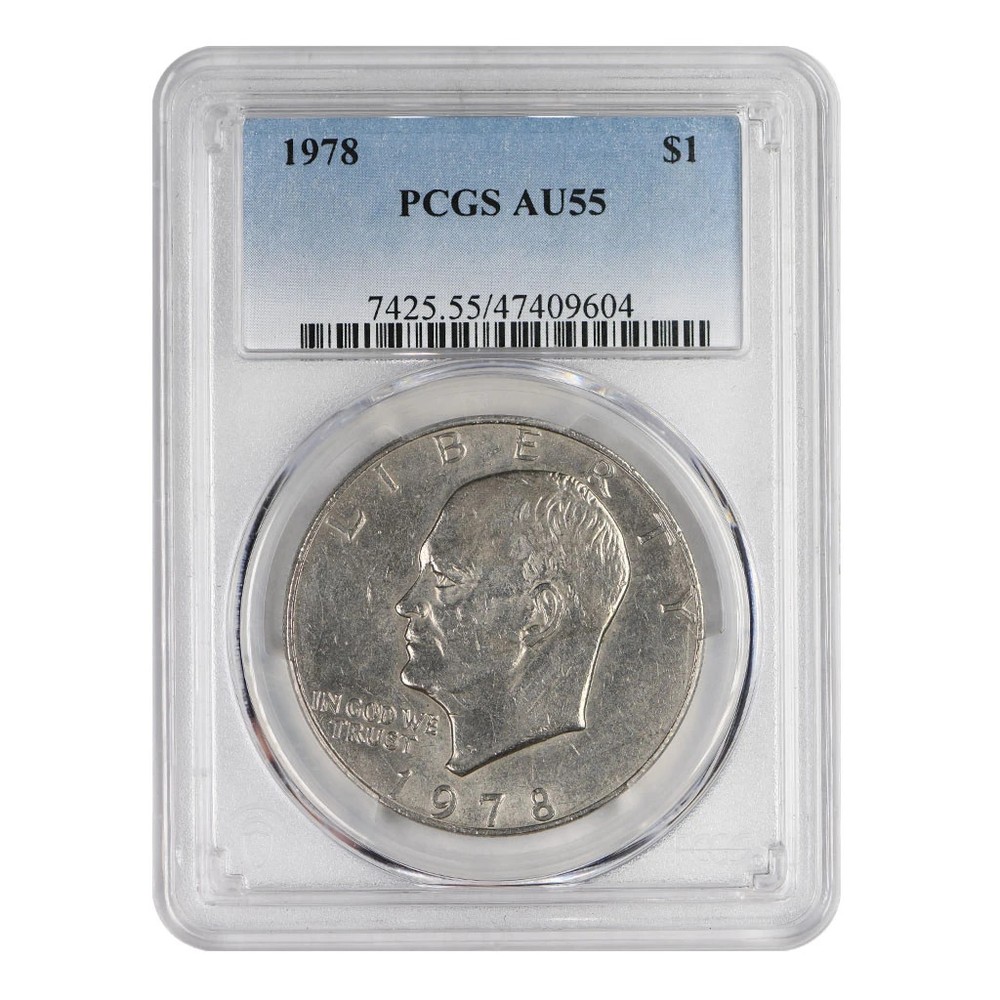 1978 Eisenhower Dollar PCGS AU-55