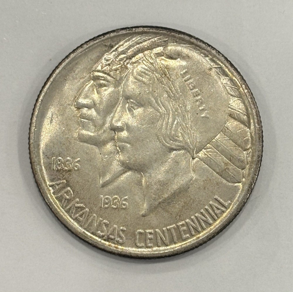1937-D ARKANSAS COMMEMORATIVE HALF DOLLAR UNCIRCULATED