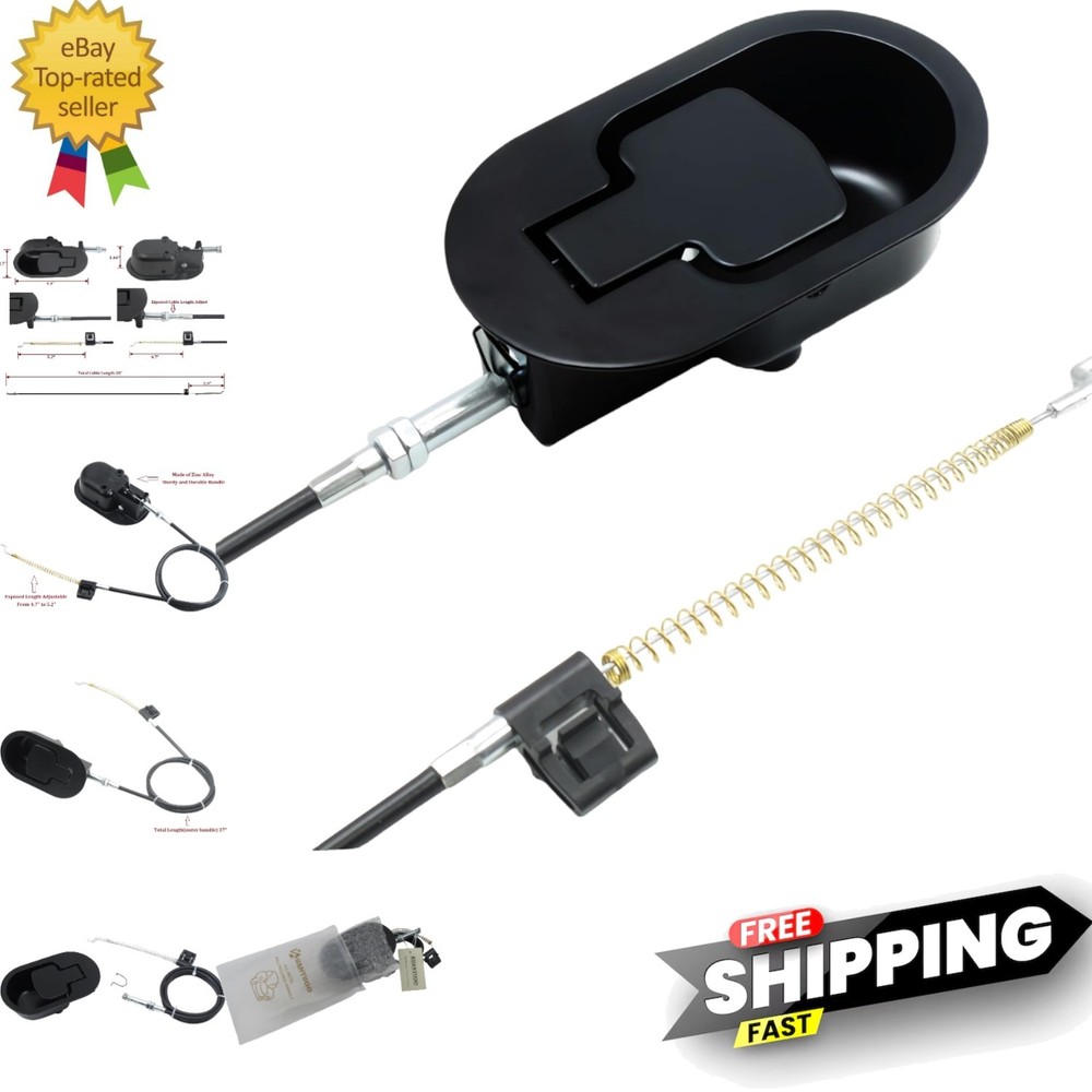 Universal Heavy-Duty Metal Pull Recliner Handle with Cable Exposed Adjustable...