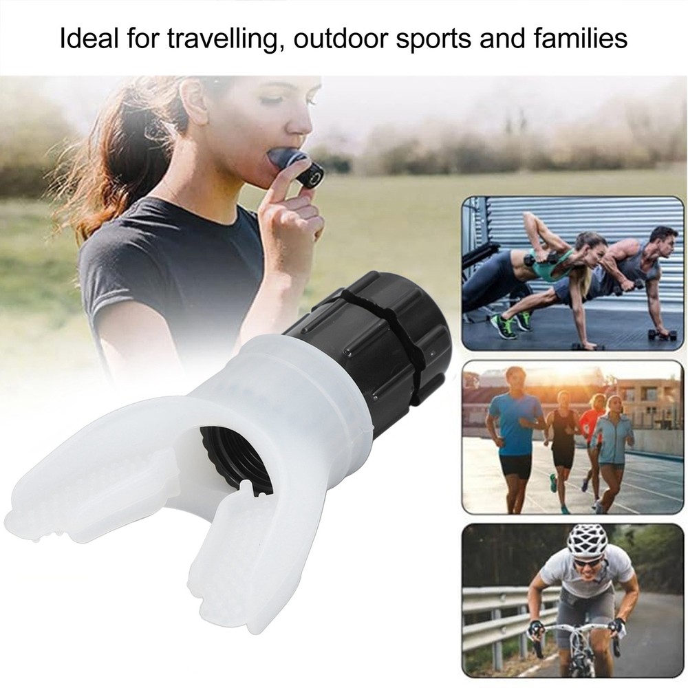 Breathing Exerciser Trainer Improve Lung Capacity Reduce Pressure Adjustable