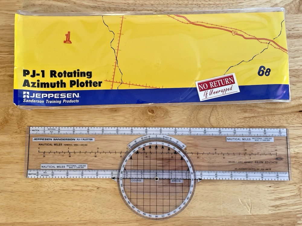 Jeppesen PJ-1 Rotating Azimuth Plotter JE526501