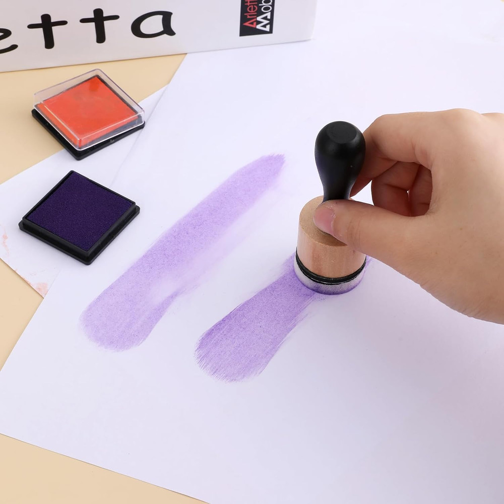 26 Pack Mini round Blending Tool with Foams Set Including 24PCS Refill Sponge,