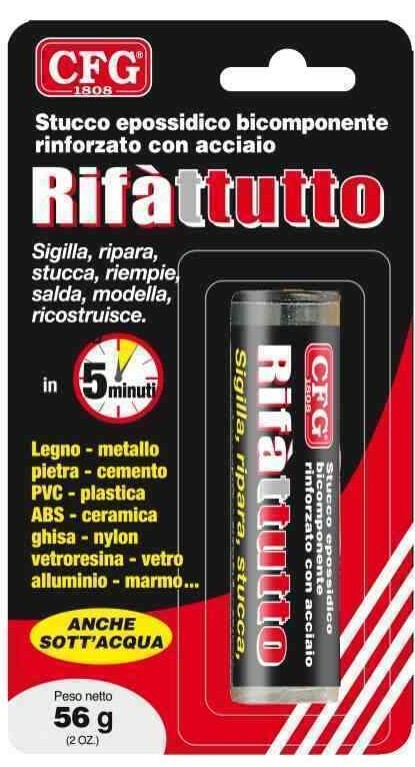 Two-Component Epoxy Putty Reinforced With Steel CFG Glue