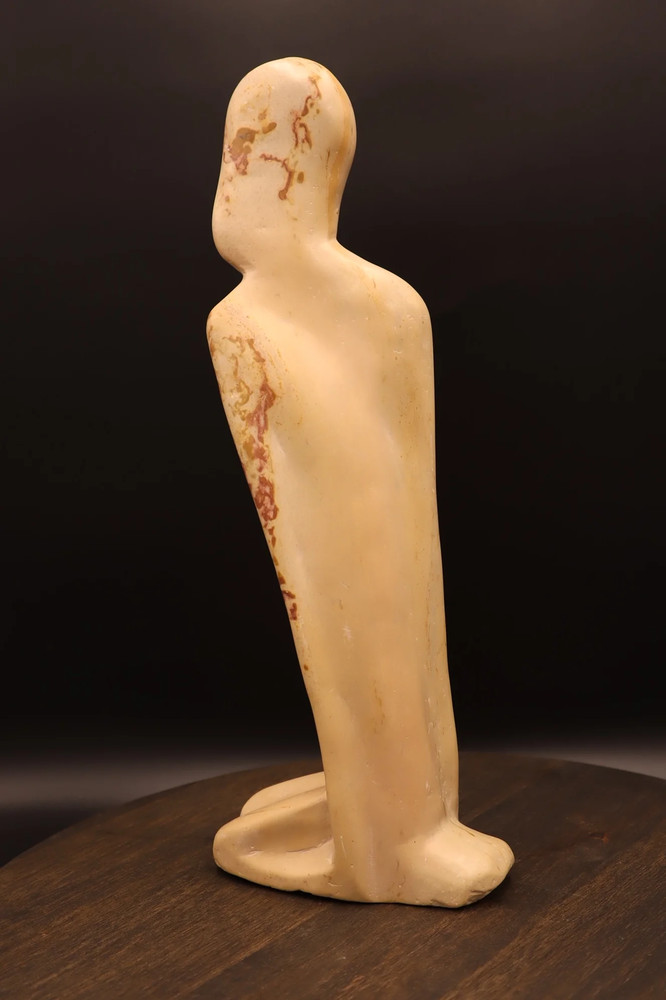 Kneeling figure Soapstone Sculpture from Kenya