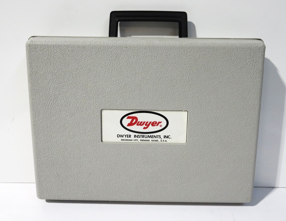 DWYER 100.5 SOLID PLASTIC PORTABLE MANOMETER; RANGE .10-0-1.0