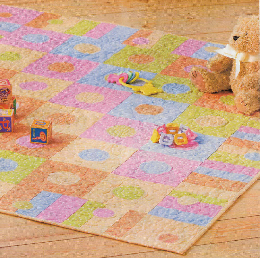Dots Done Your Way Baby Quilt quilting pattern instructions