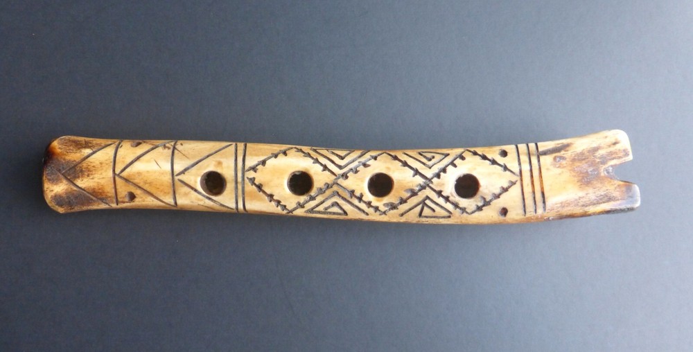 Peruvian Andean Mountain Shaman Ceremony Bone Flute