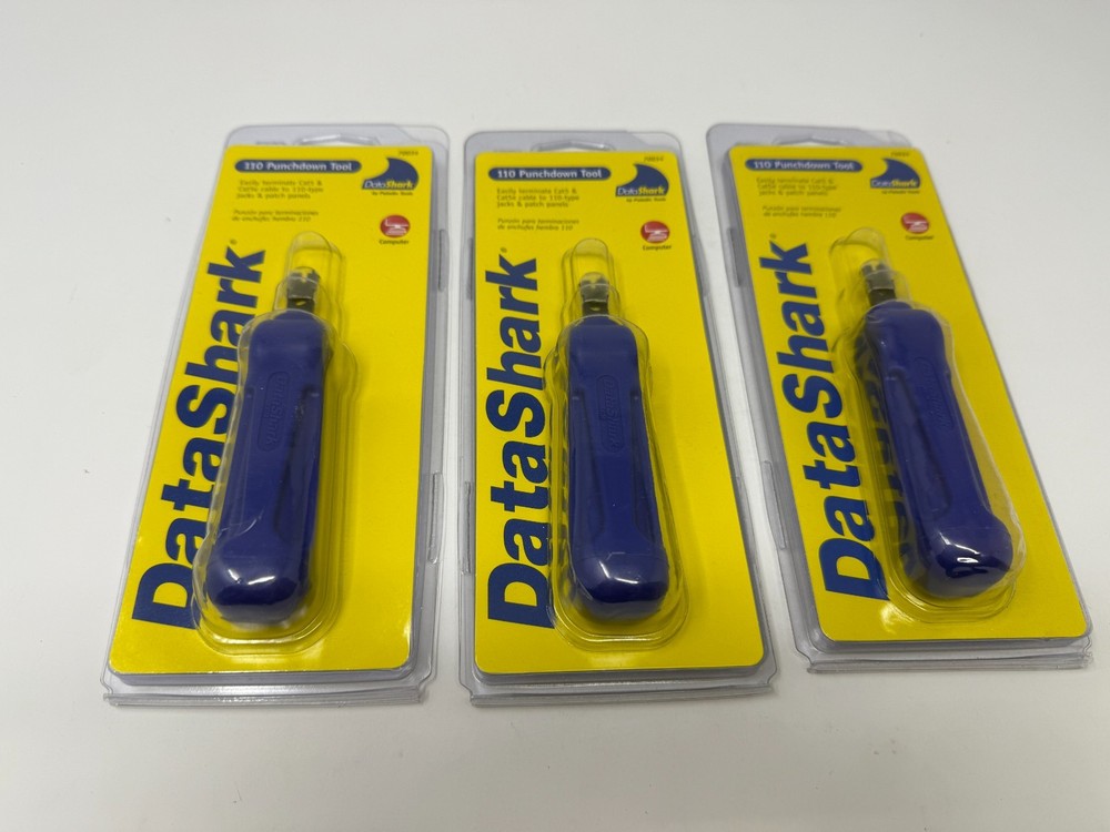 Three (x3) Data Shark, 110 Punch down Tool, Sealed
