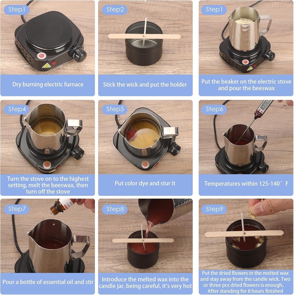 Electric Stove Candle Making Arts&Crafts Kit