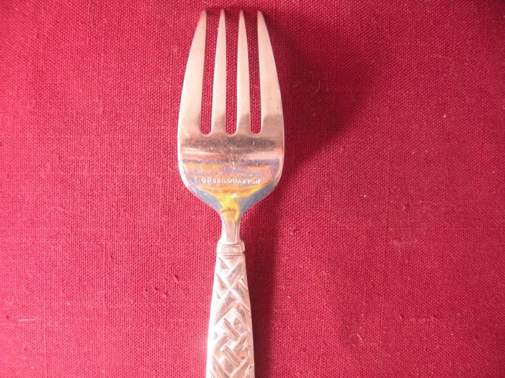 1 Salad Fork English Braid REED & BARTON STAINLESS 7 1/4"