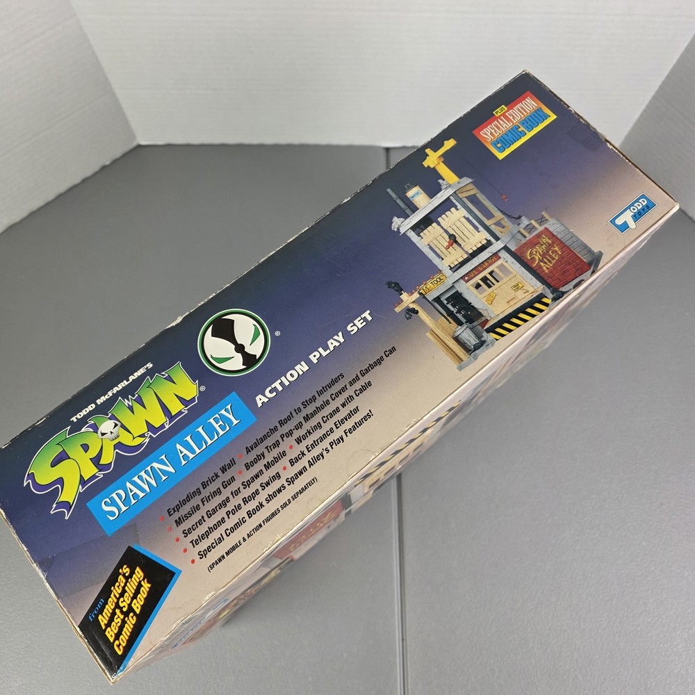 SPAWN ALLEY PLAYSET OPEN BAD BOX