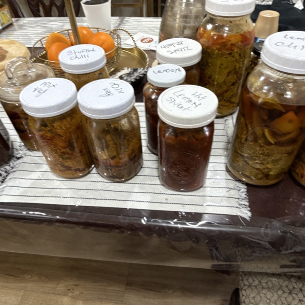 Assorted Lemon, Chilli, Mango, Mixed Pickles Pantry Jar Preserves