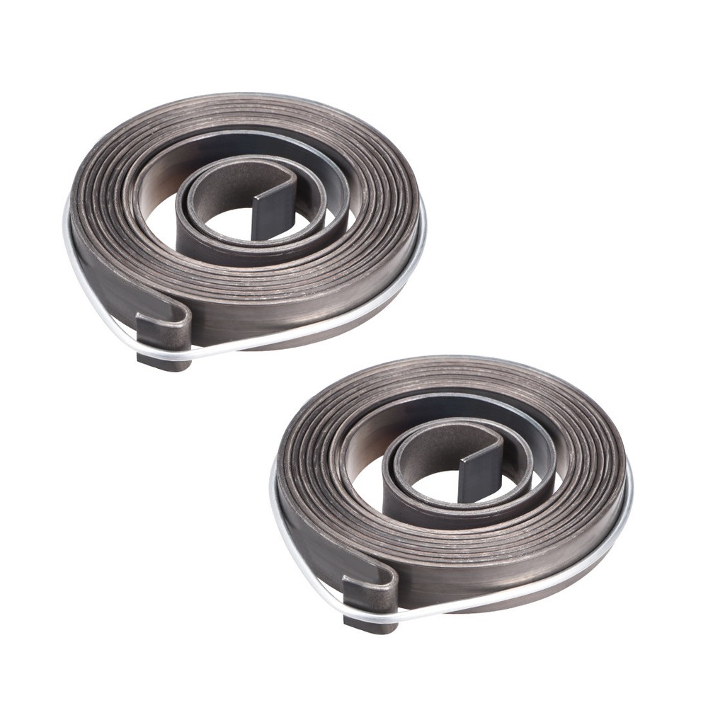 2pcs Drill Press Spring Quill Feed Return Coil Assembly 1540mm 64x10x1.2mm