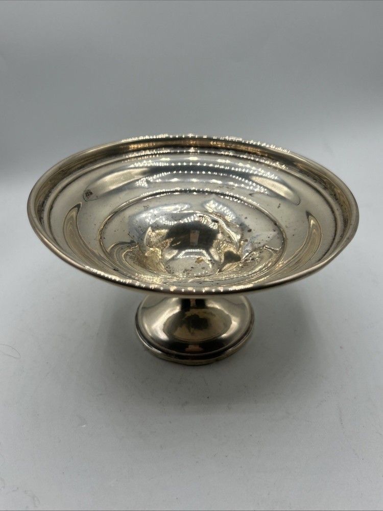 Antique RGS Sterling Silver Compote DISH nut Candy Weighted