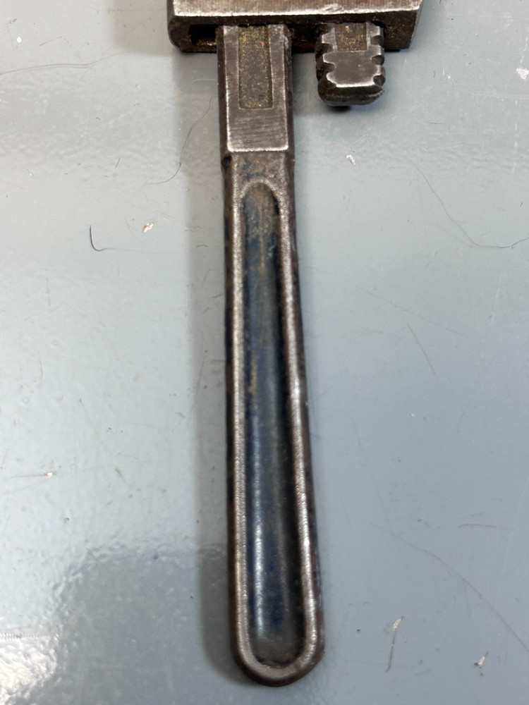 Vintage Blue Grass Small 6" Pipe Wrench