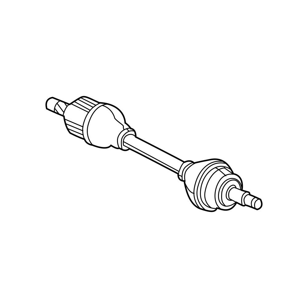 Genuine OEM Mopar Front Driver Left CV Axle Assembly For Jeep Compass