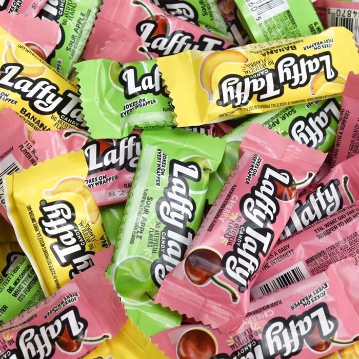 Laffy Taffy Candy - Assorted Flavors - Fresh Bulk Candy- Choose Sizes