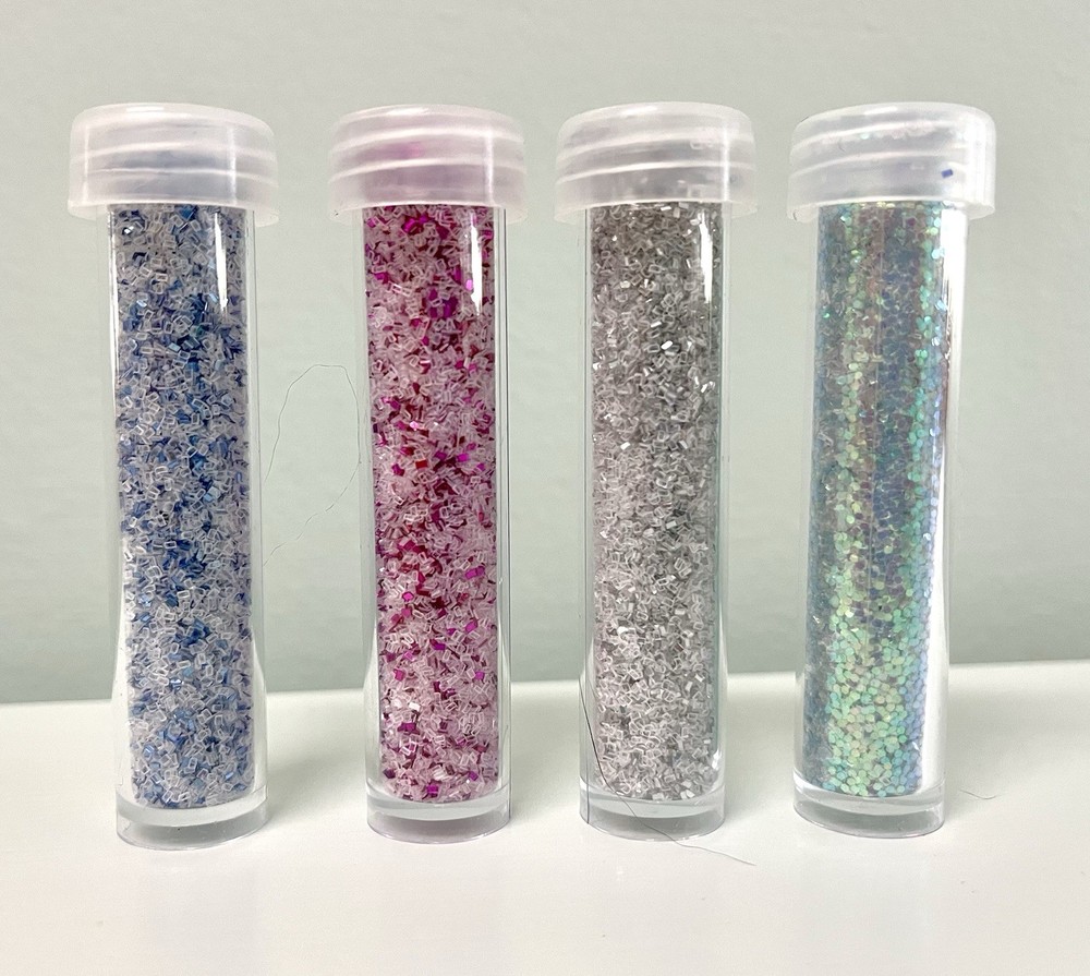 Glitter Vials, 11-Pack, Assorted Colors