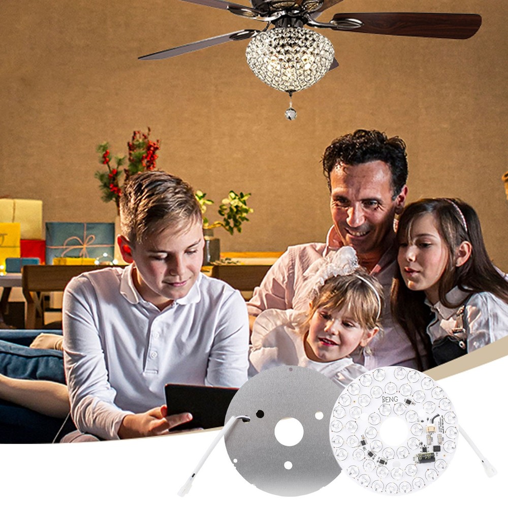 Dimmable LED Ceiling Fan Light Panel For Home Decoration Excellent