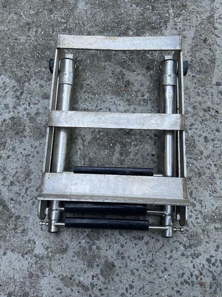 Stainless Steel Extendable 3 Step Concealed Platform Telescoping Boat Ladder