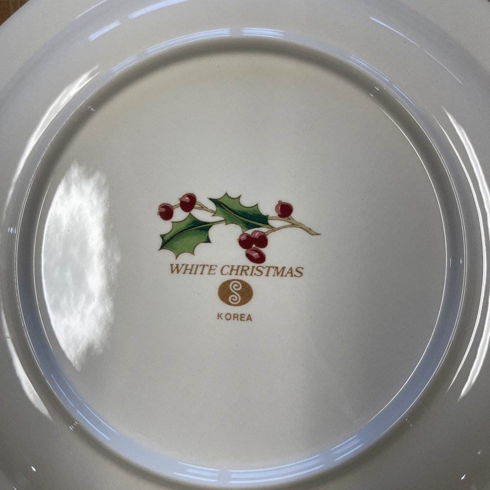 Sango WHITE CHRISTMAS Dinner Plate 10 3/4" 1 ea 6 available