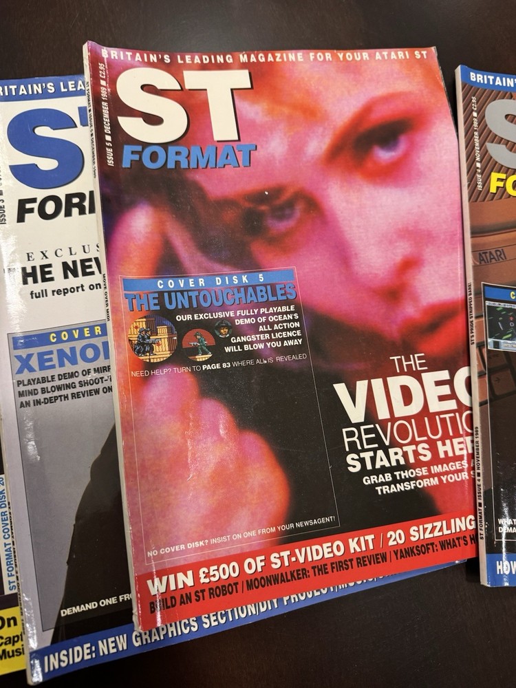 ATARI - ST Format Computer Magazine - UK - (9) Issues - 1989 & 1991