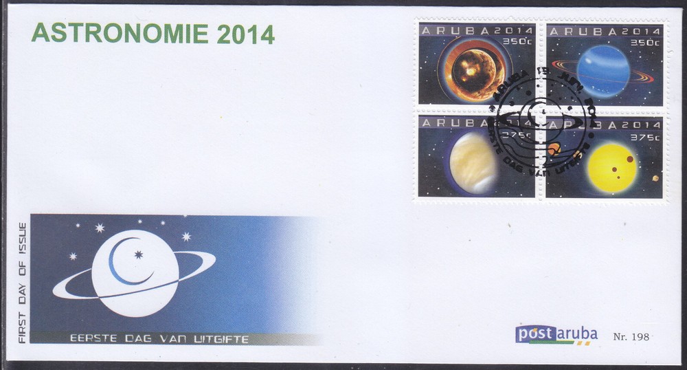 Aruba Issue FDC 2014 (198) Astronomy
