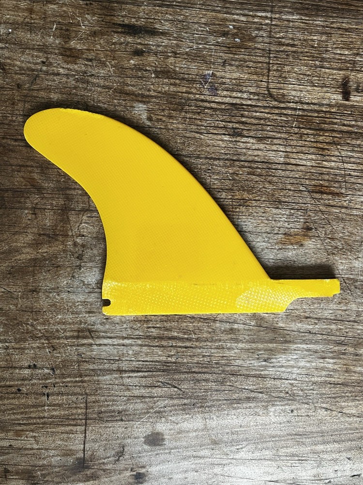 Vintage Star Surfboard Fin Right Side