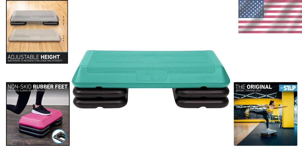 Aerobic Step Platform with Resistance Band Notch
