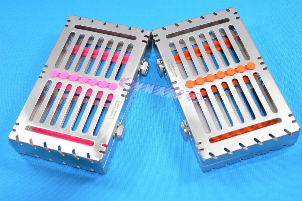 STERILIZING RACK FOR 7 INSTRUMENTS DETACHABLE PREMIUM GRADE GERMAN 2PCS